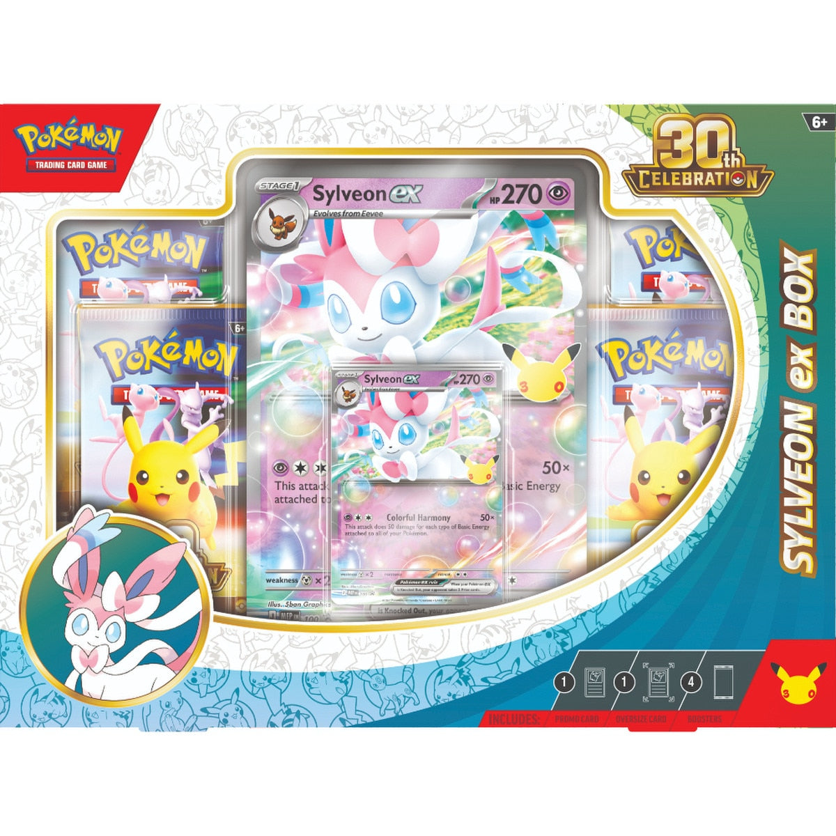 Pokémon TCG 30th Celebration - ex Box (Sylveon) - (2 per customer)