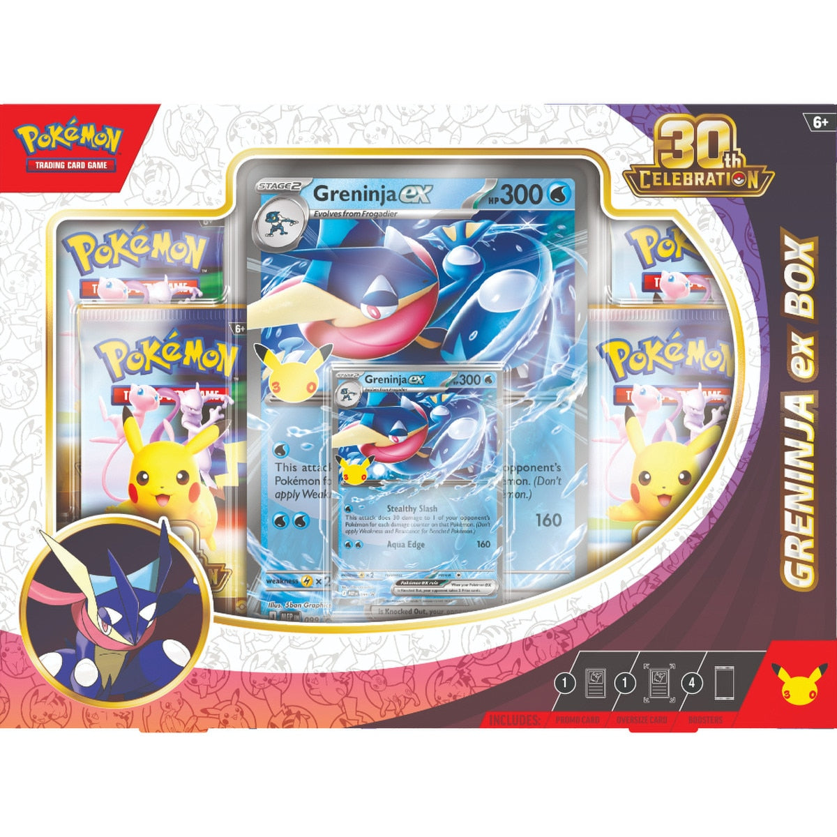 Pokémon TCG 30th Celebration - ex Box (Greninja) - (2 per customer)