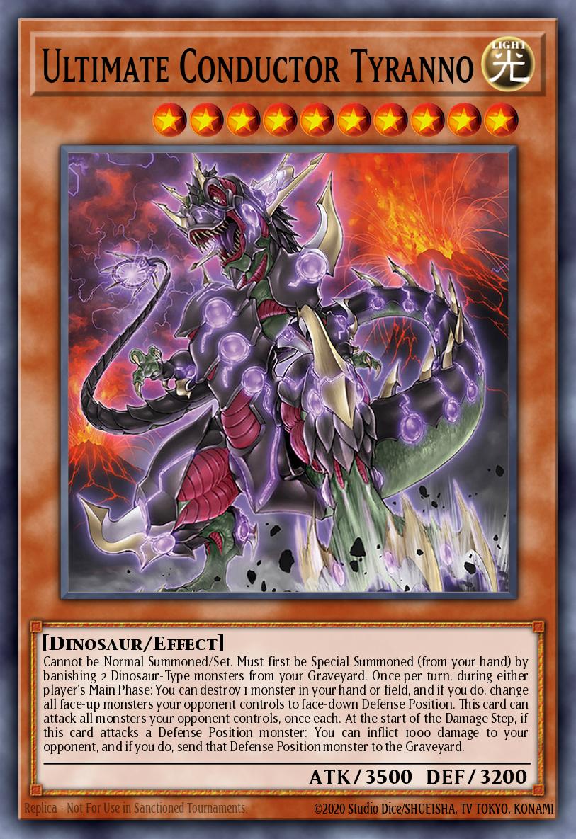 Ultimate Conductor Tyranno - RA04-EN287 - Platinum Secret Rare