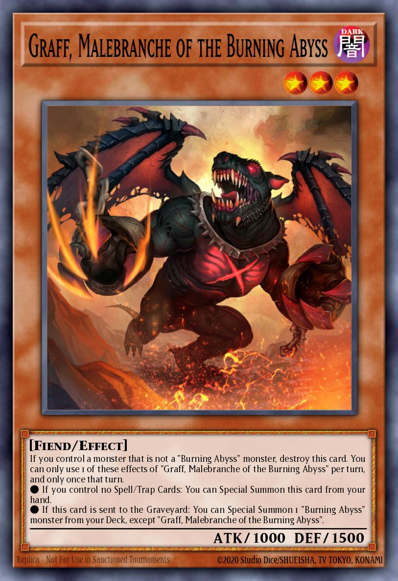 Graff, Malebranche of the Burning Abyss - RA04-EN234 - Platinum Secret Rare