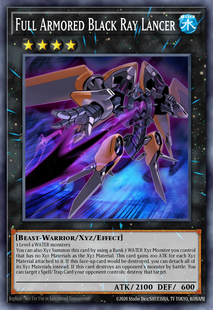 Full Armored Black Ray Lancer - LED9-EN012 - Common