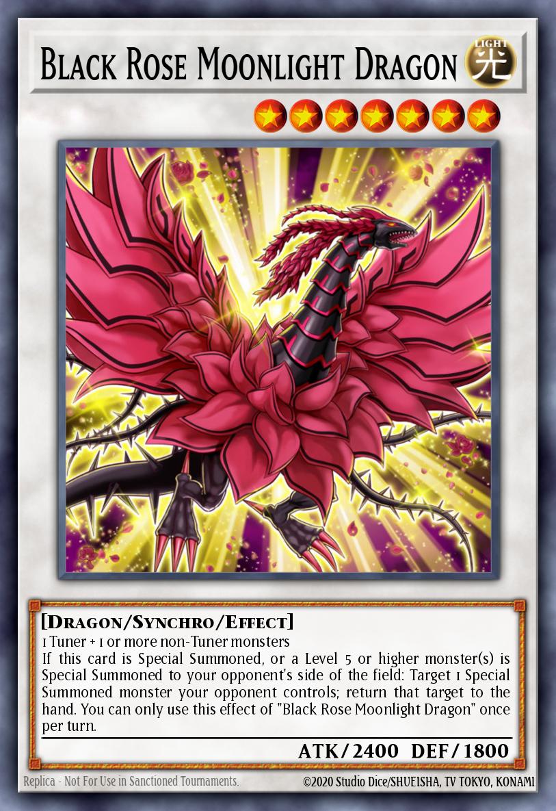 Black Rose Moonlight Dragon - RA03-EN038 - Platinum Secret Rare