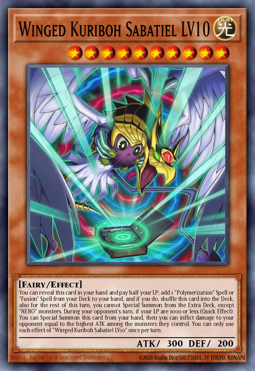 Winged Kuriboh Sabatiel LV10 - MAMO-EN006 - Ultra Rare