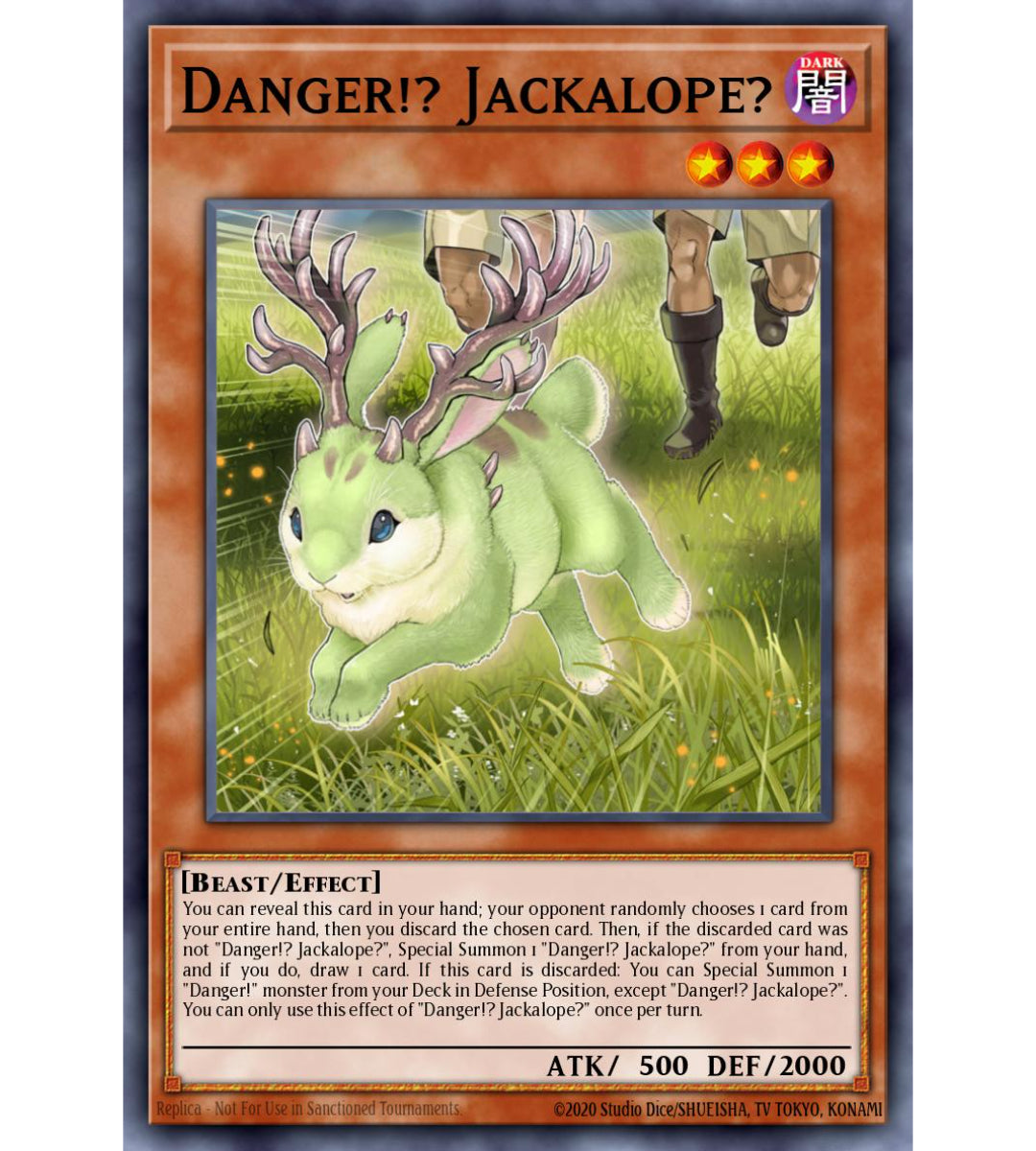 Danger!? Jackalope? Super Rare RA01-EN013