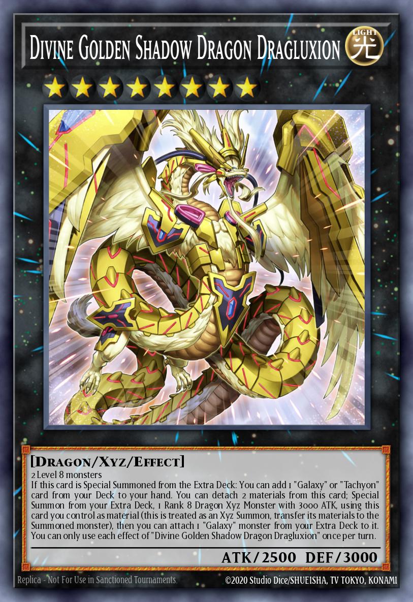 Divine Golden Shadow Dragon Dragluxion - MAMO-EN085 - Ultra Rare