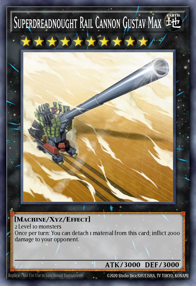 Superdreadnought Rail Canon Gustav Max - Ultra Rare - RA04-EN063