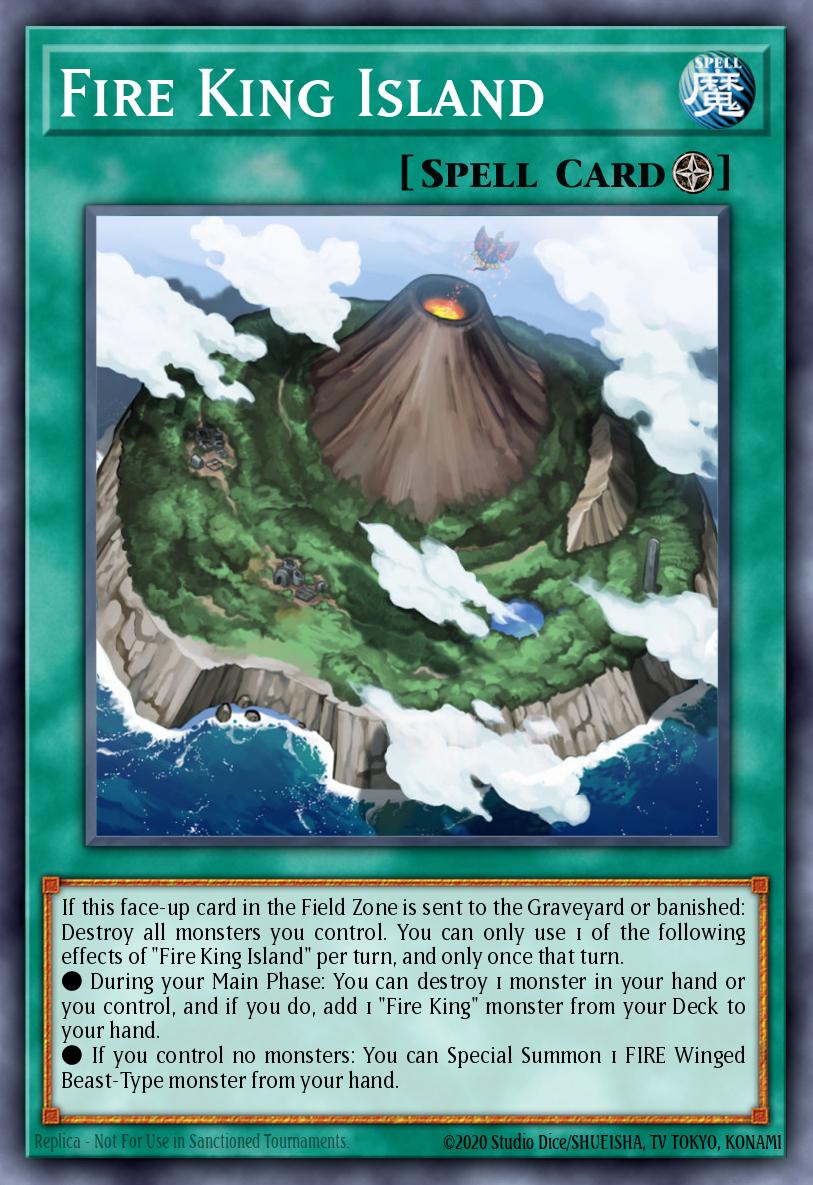 Fire King Island - RA03-EN059 - Secret Rare