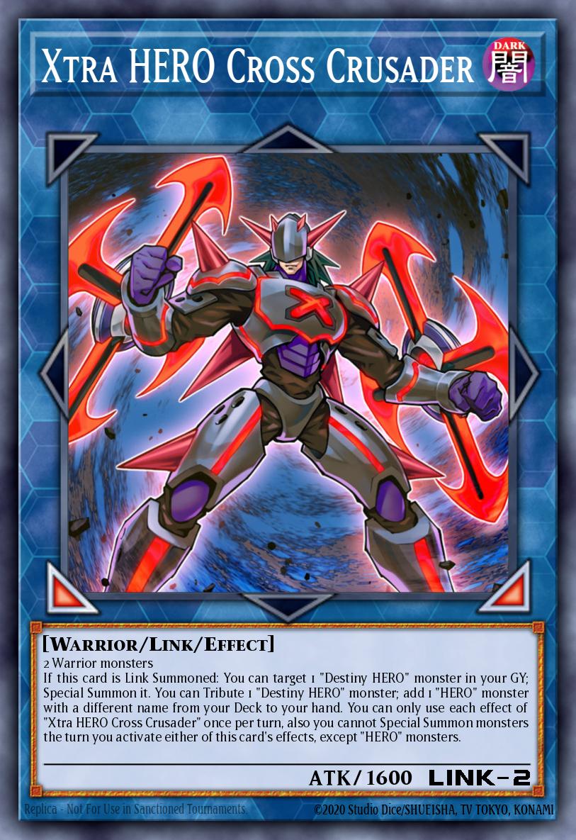 Xtra HERO Cross Crusader - RA04-EN076 - Secret Rare