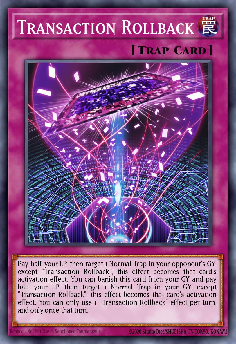 Transaction Rollback - RA04-EN105 - Super Rare