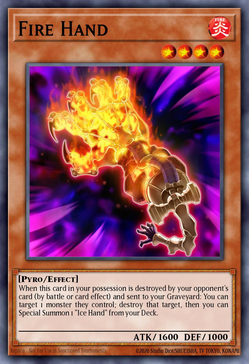 Fire Hand - RA04-EN224 - Platinum Secret Rare