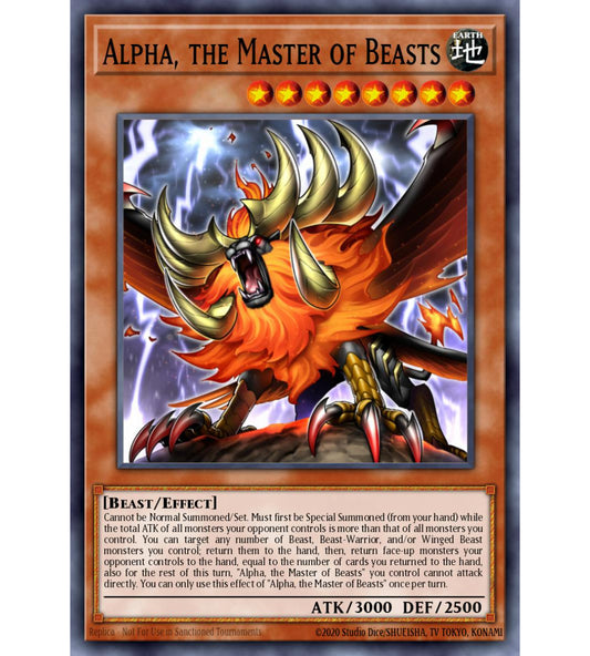 Alpha, the Master of Beasts Super Rare RA01-EN022