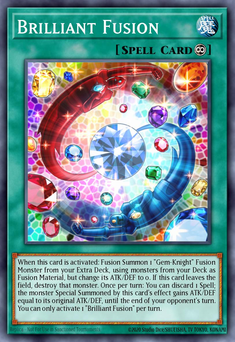Brilliant Fusion - RA04-EN254 - Platinum Secret Rare