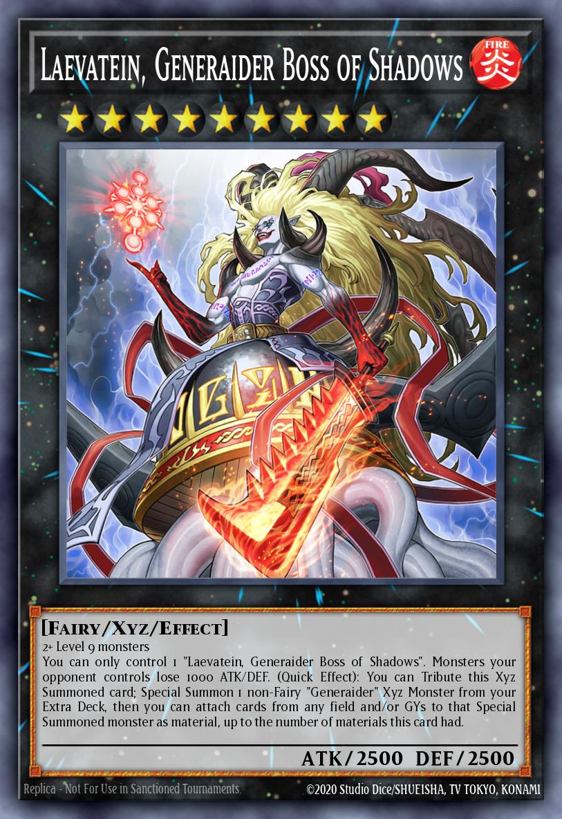Laevatein, Generaider Boss of Shadows - RA05-EN051 - Super Rare