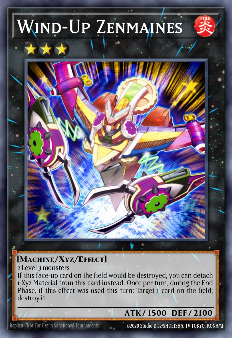 Wind-Up Zenmaines - RA04-EN168 - Platinum Secret Rare