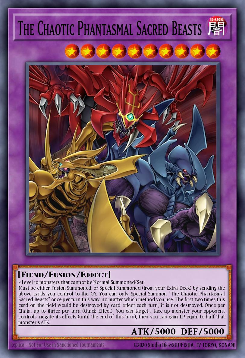 The Chaotic Phantasmal Sacred Beasts - CORI-EN029 - Secret Rare