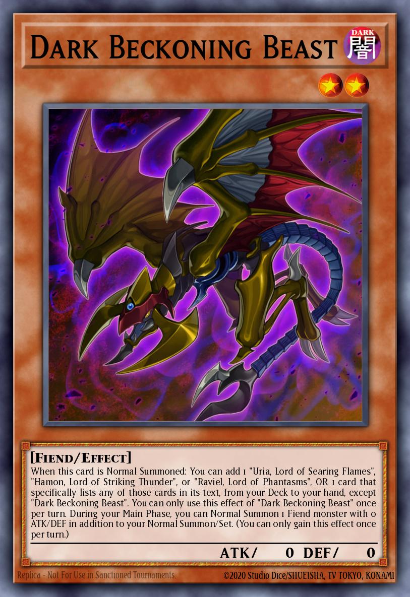 Dark Beckoning Beast - RA03-EN027 - Ultra Rare