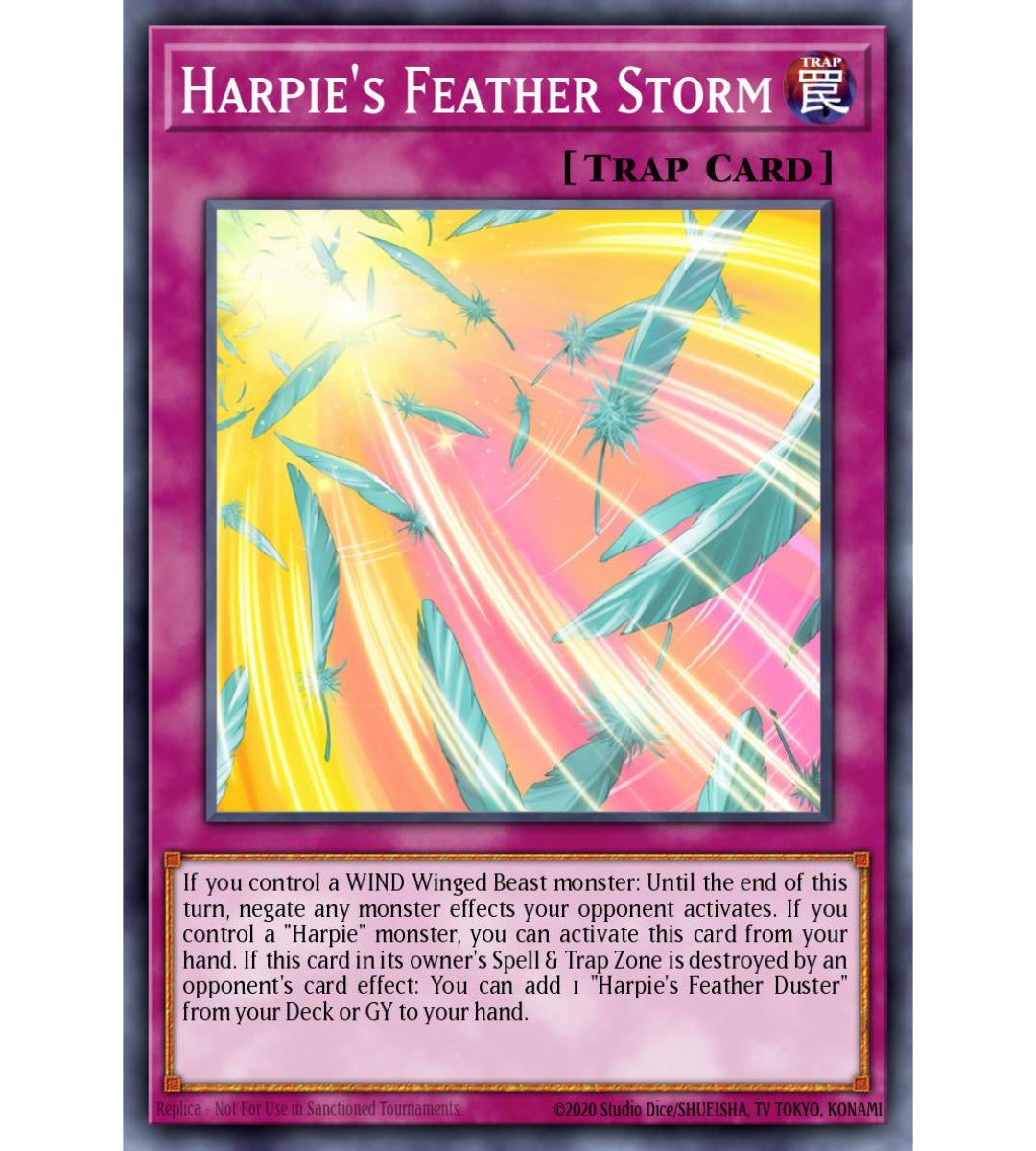 Harpie's Feather Storm - Super Rare - RA01-EN073