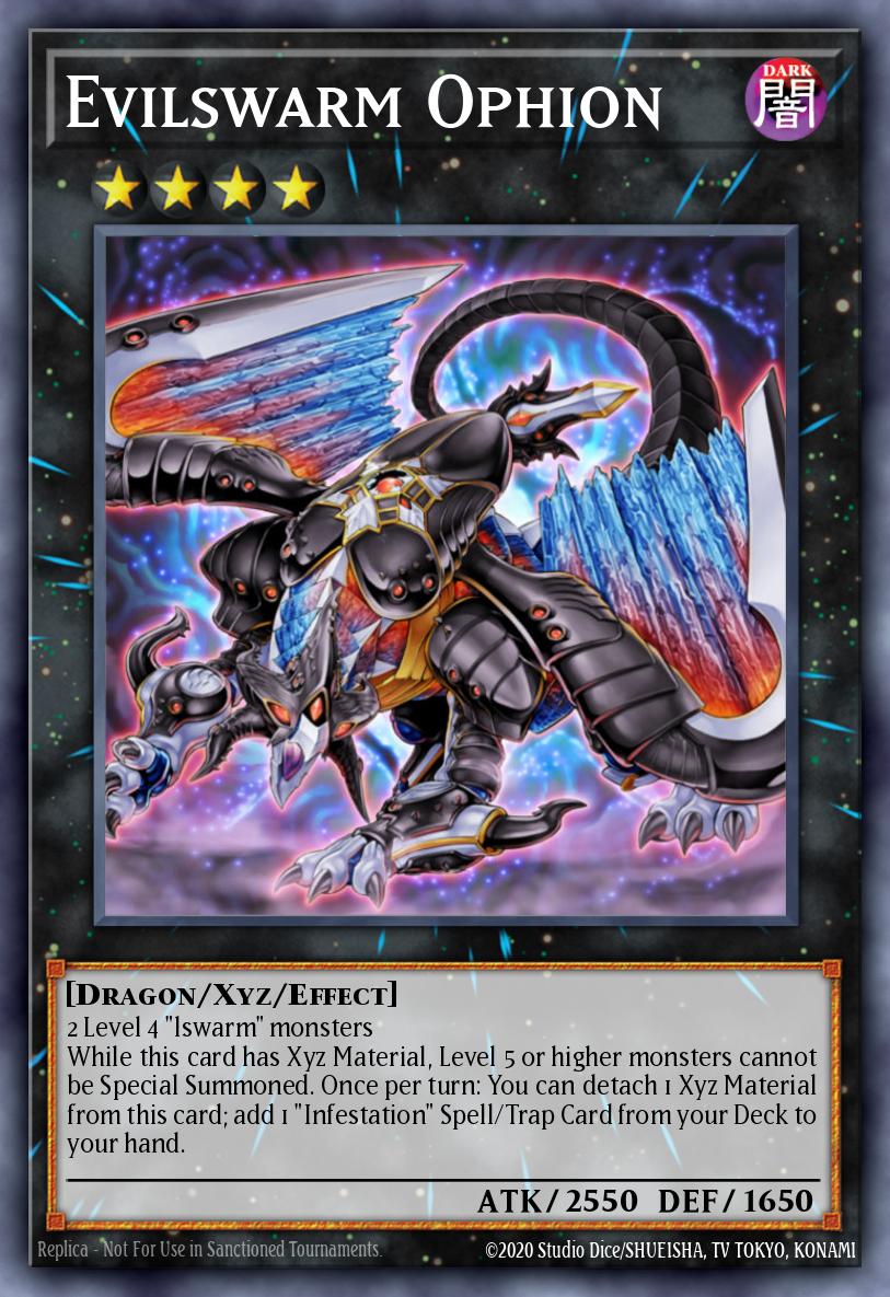 Evilswarm Ophion - RA04-EN179 - Platinum Secret Rare