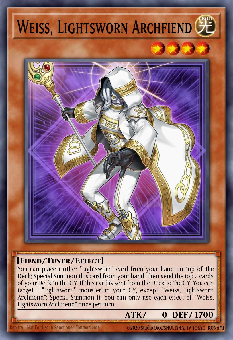 Weiss, Lightsworn Archfiend - MP25-EN186 - Ultra Rare