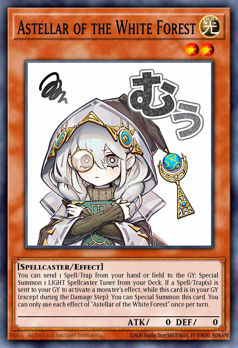 Astellar of the White Forest - RA05-EN100 - Starlight Rare