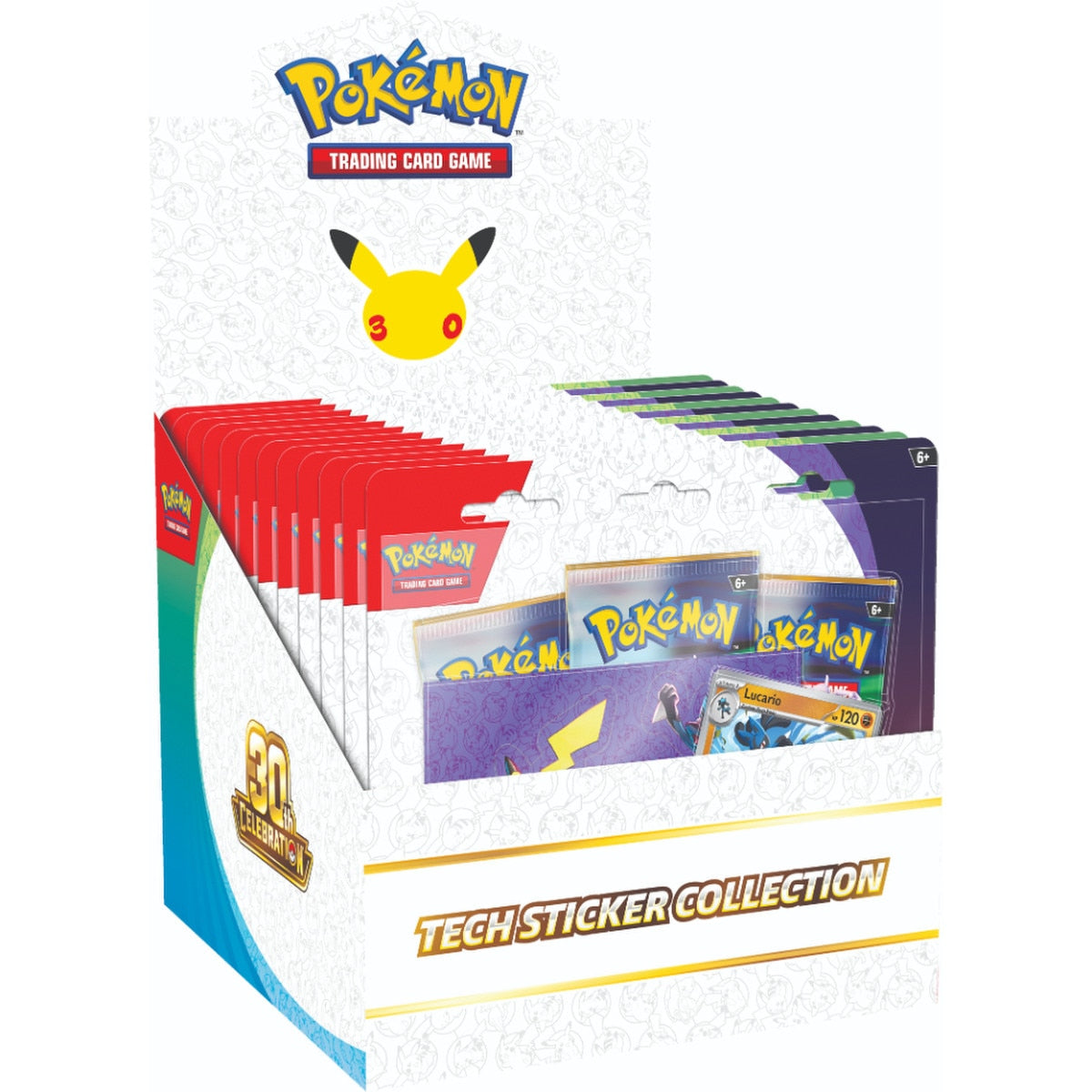 Pokémon TCG 30th Celebration - Tech Sticker Collection - (2 per customer)