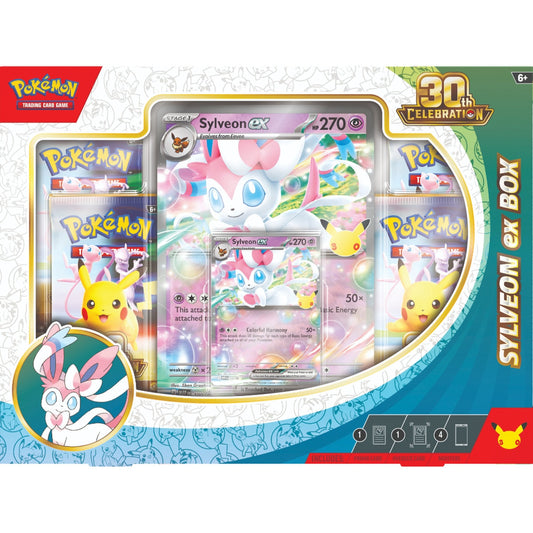 Pokémon TCG 30th Celebration - ex Box (Sylveon) - (2 per customer)