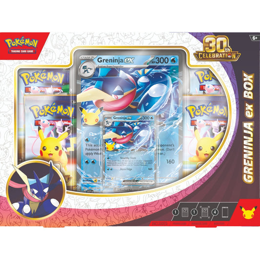 Pokémon TCG 30th Celebration - ex Box (Greninja) - (2 per customer)