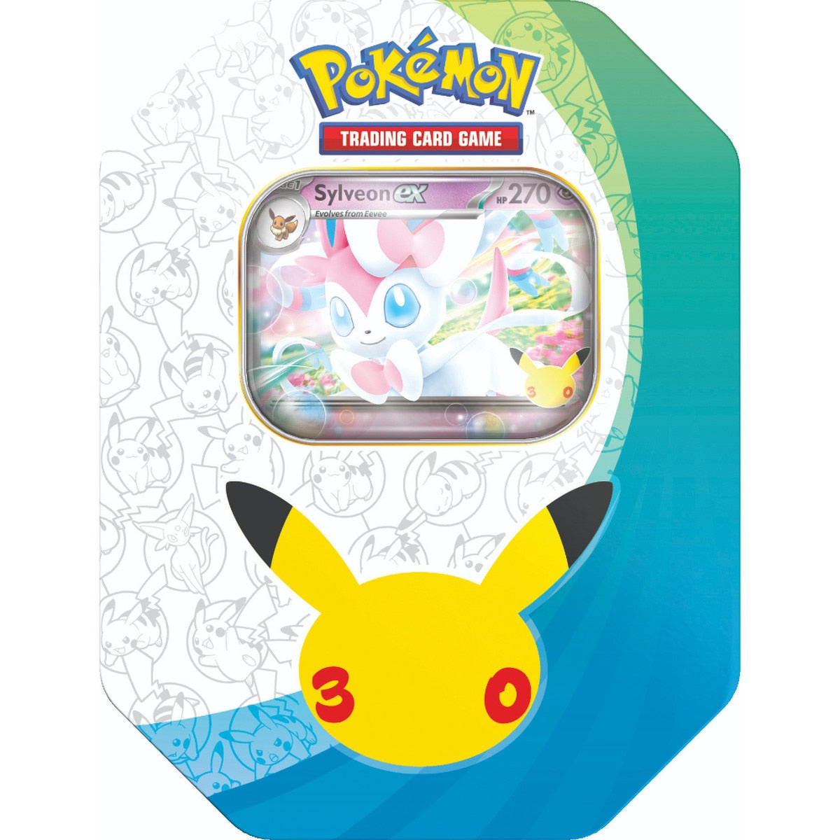 Pokémon TCG 30th Celebration - ex Tin (Sylveon/Greninja) - (2 per customer)