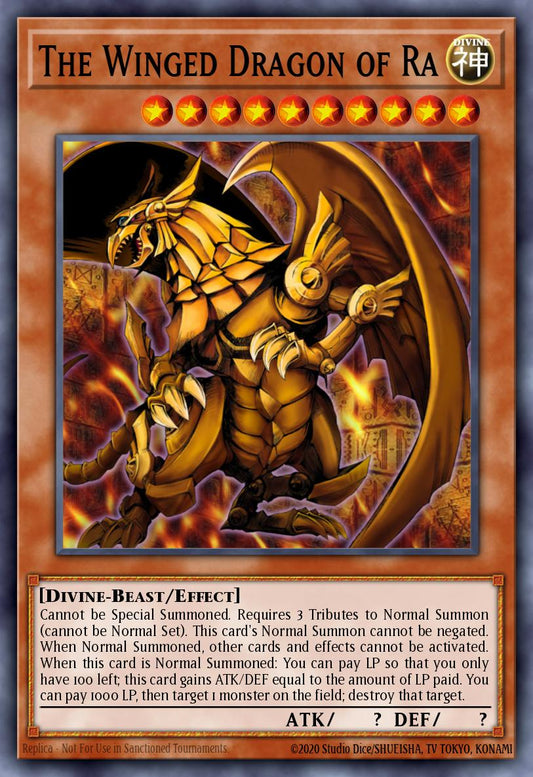 The Winged Dragon of Ra - Starlight Rare