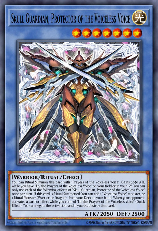 Skull Guardian, Protector of the Voiceless Voice - MP25-EN055 - Prismatic Secret Rare