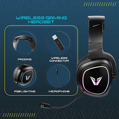 VX Gaming Stealth Series Wireless Gaming Headset - RGB - Image 10