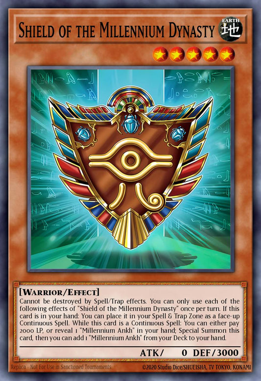 Shield of the Millennium Dynasty - MP25-EN078 - Prismatic Secret Rare