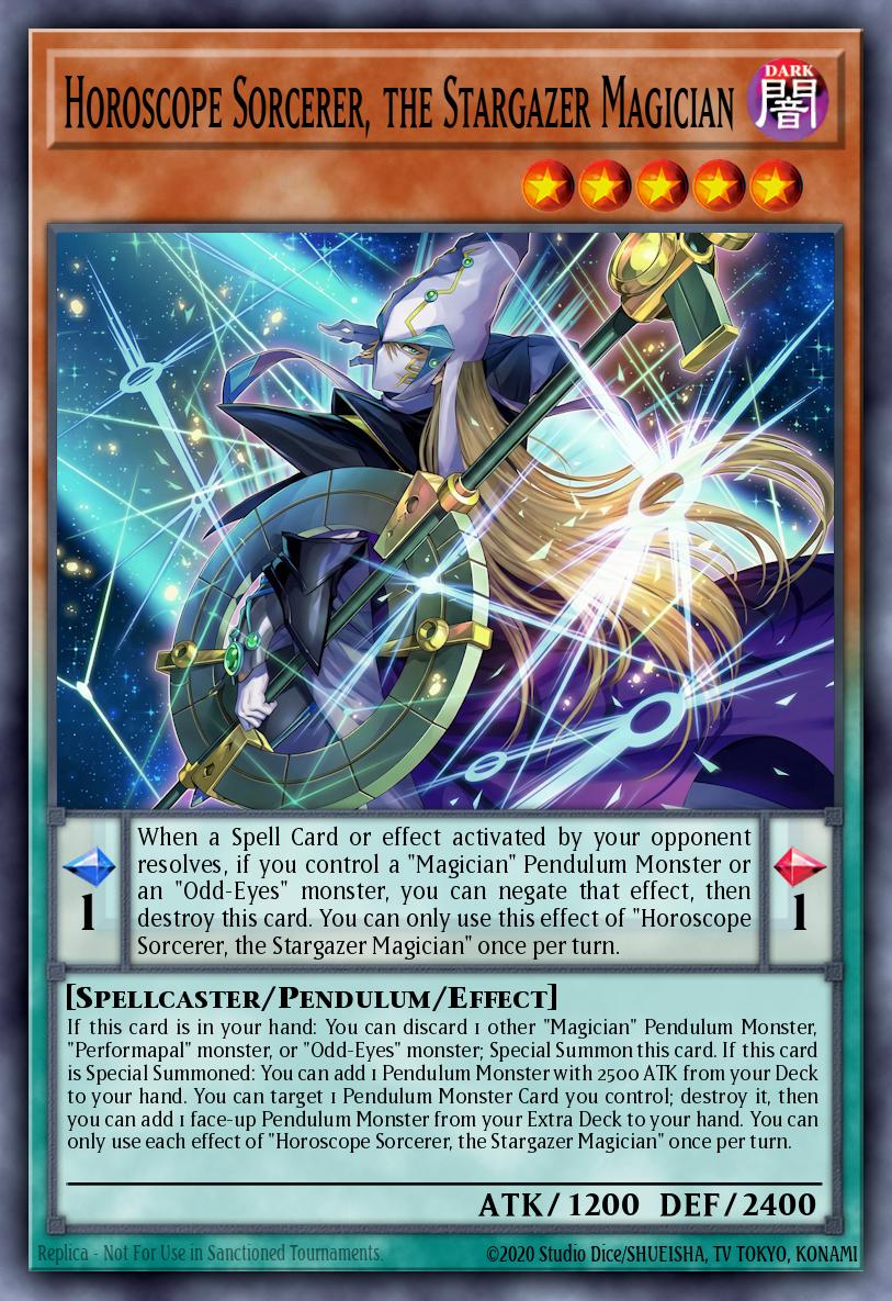 Horoscope Sorcerer, the Stargazer Magician - MAMO-EN014 - Ultra Rare
