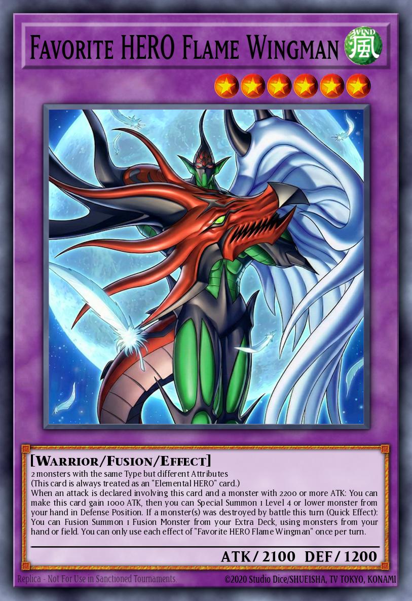 Favorite HERO Flame Wingman - MAMO-EN005 - Ultra Rare