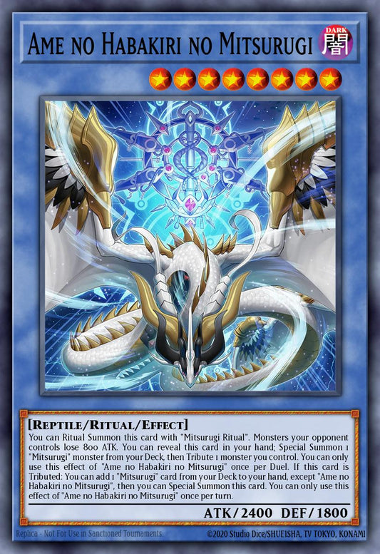 Ame no Habakiri no Mitsurugi - Secret Rare
