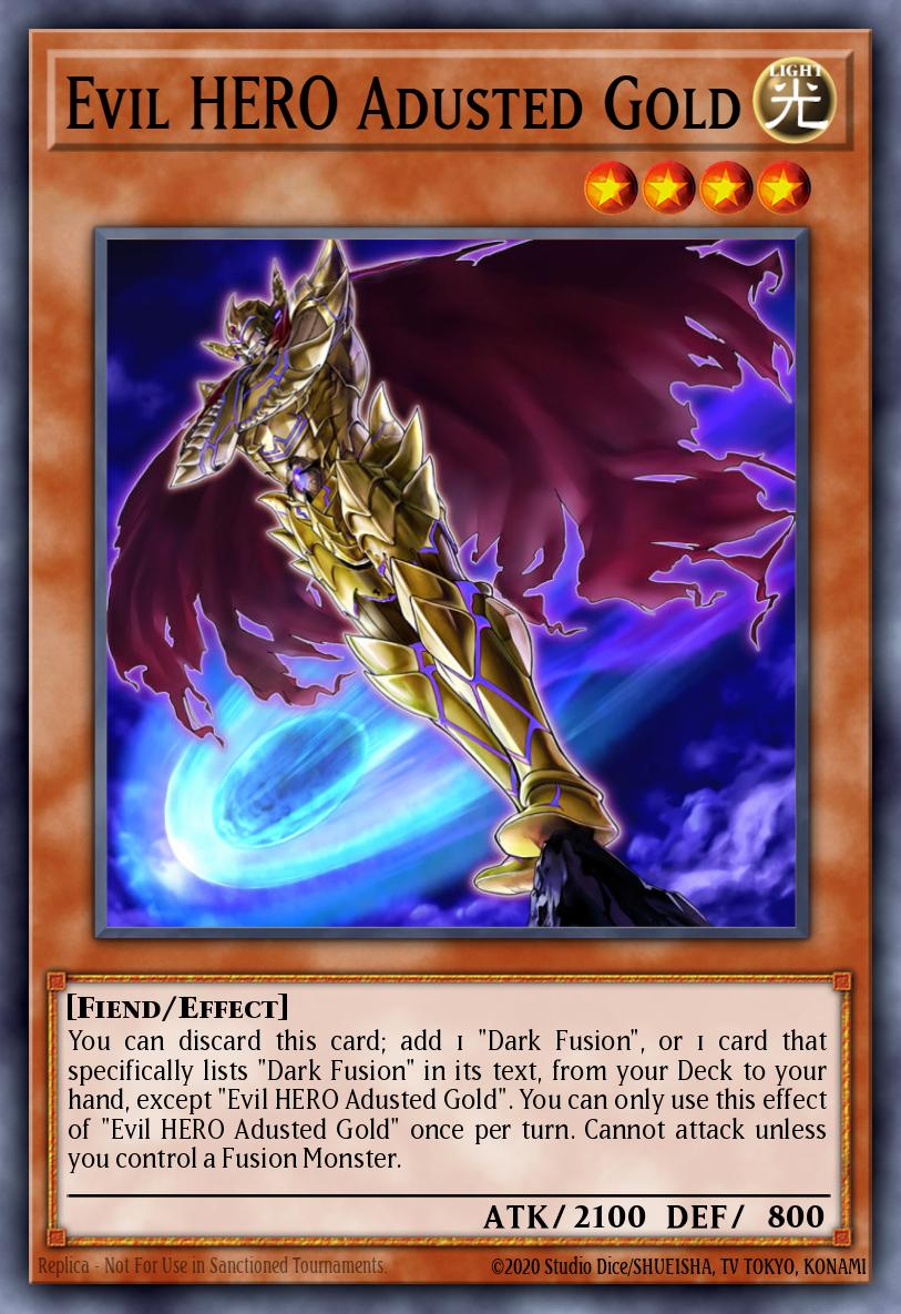 Evil HERO Adusted Gold - RA04-EN029 - Ultra Rare