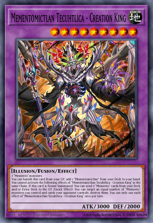 Mementomictlan Tecuhtlica - Creation King - MP25-EN010 - Starlight Rare