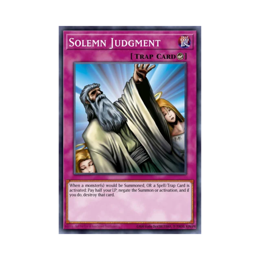 Solemn Judgment Super Rare RA02-EN075