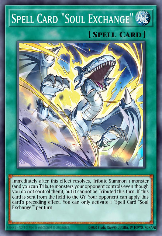 Spell Card "Soul Exchange" - MP25-EN007 - Starlight Rare