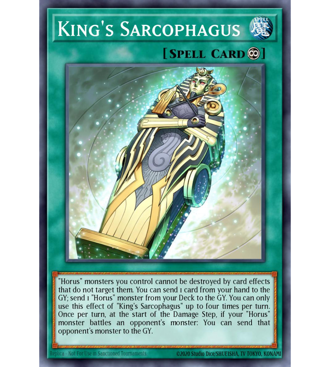 King's Sarcophagus - Ultra Rare - CH02-EN037