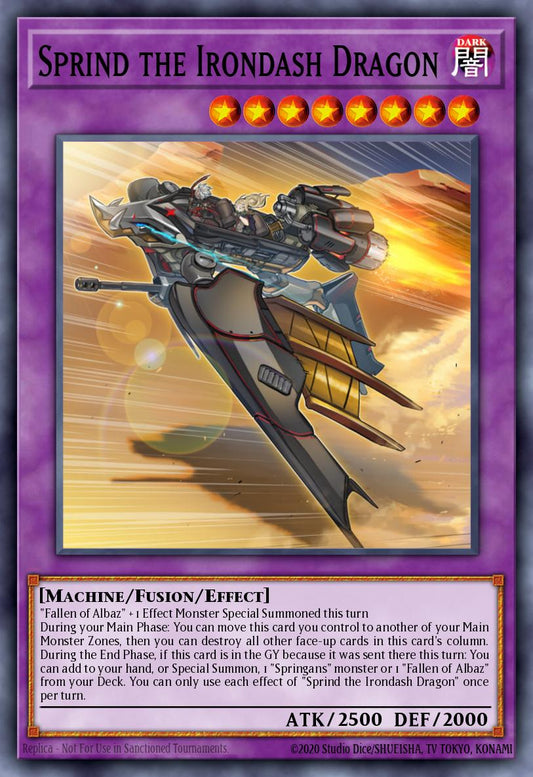 Sprind the Irondash Dragon - Ultra Rare - CH01-EN048