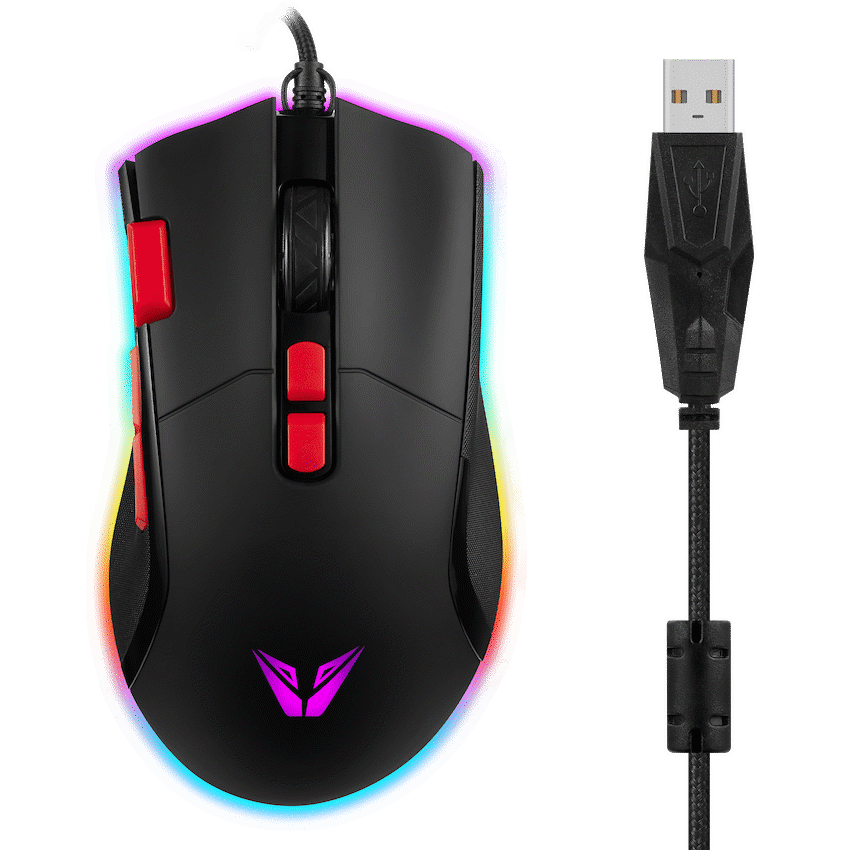 VX Gaming Morpheus Series Wired RGB Mouse with Braided Cable