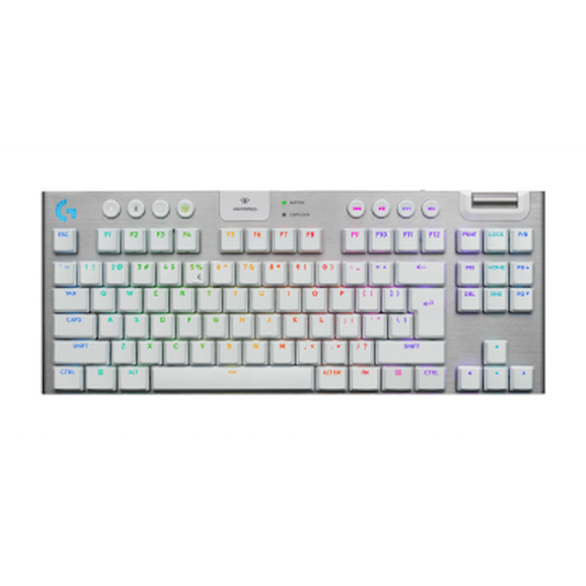 Logitech(R) G915 X LIGHTSPEED TKL Low-Profile Wireless Gaming Keyboard - White