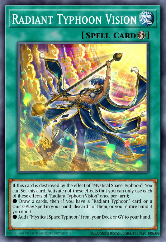 Radiant Typhoon Vision - RA05-EN075 - Starlight Rare