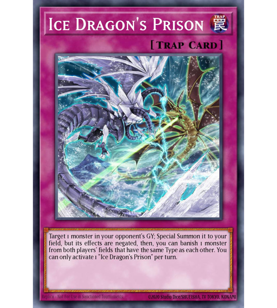Ice Dragon's Prison Super Rare RA01-EN078