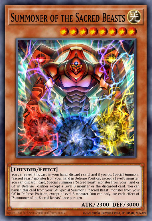Summoner of the Sacred Beasts - CORI-EN008 - Super Rare