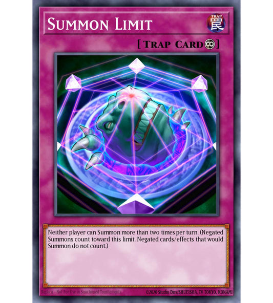 Summon Limit - Secret Rare - RA01-EN070