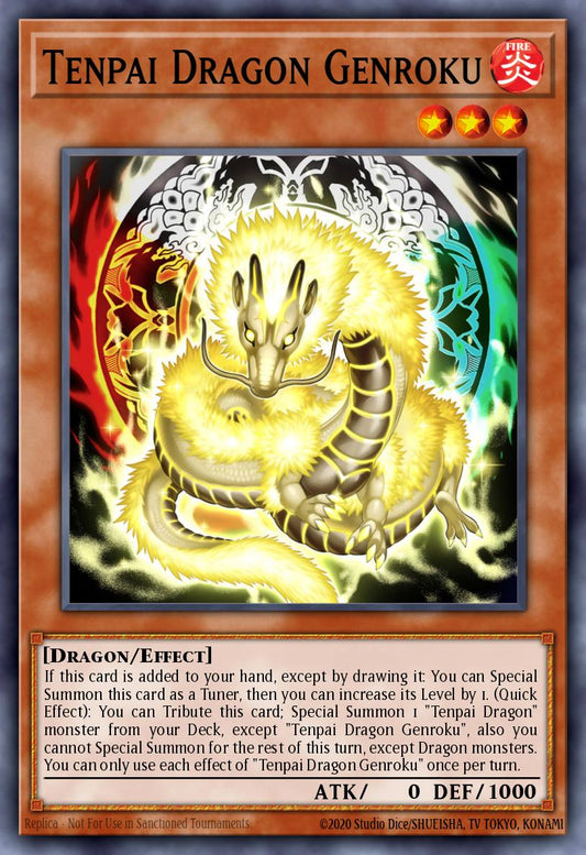 Tenpai Dragon Genroku - MP25-EN082 - Prismatic Secret Rare