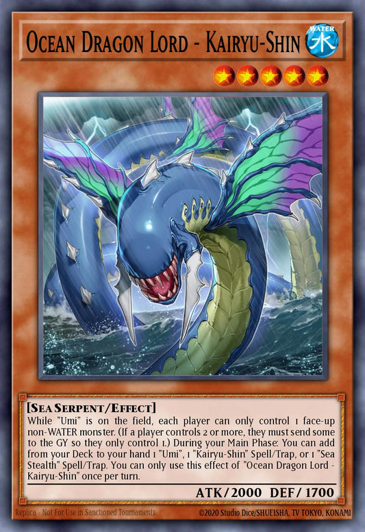 Ocean Dragon Lord - Kairyu-Shin - LED9-EN017 - Ultra Rare