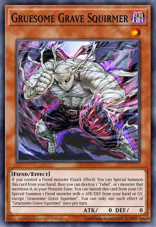 Gruesome Grave Squirmer - MP25-EN065 - Prismatic Secret Rare